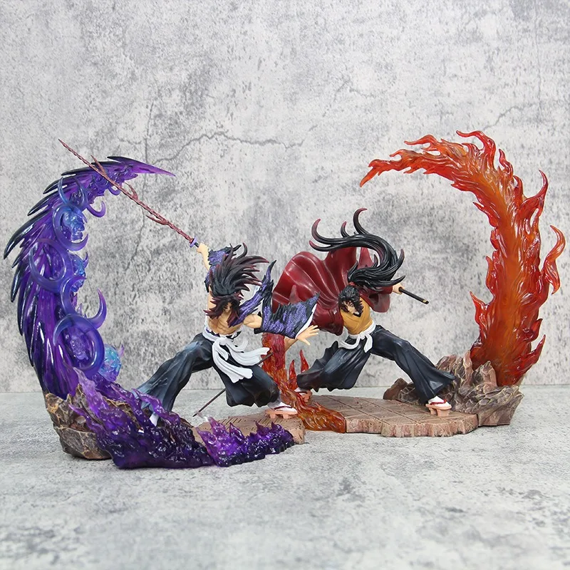 Demon Slayer anime Kokushibo Tsugikuni Yoriichi action figure decoration statue figurine model toys Collection kid gif Christmas