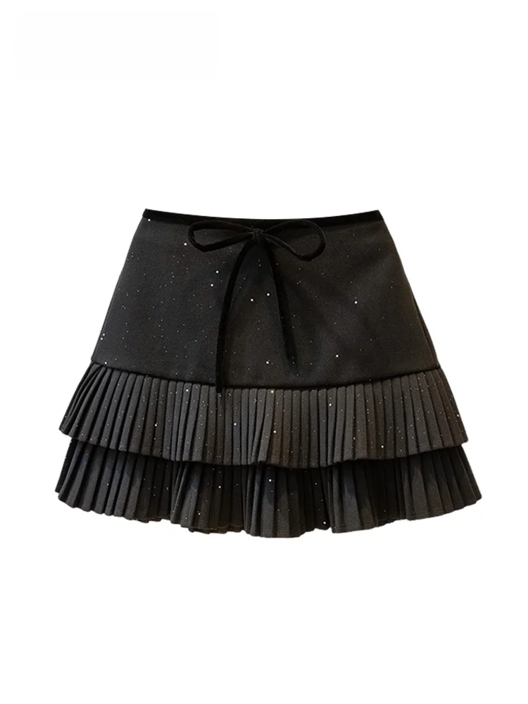 

High Waist A-Line Skirt for plus Size Women Autumn Winter New Sle Slimming Versatile Skirts Trendy plus Size Faion