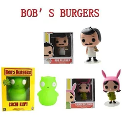 FUNKO Bob's Burgers #78 Louise Cute Vinyl Dolls 74# Bob Kuchi Kopi Luminous Figure Model Toys for Children Birthday Gift