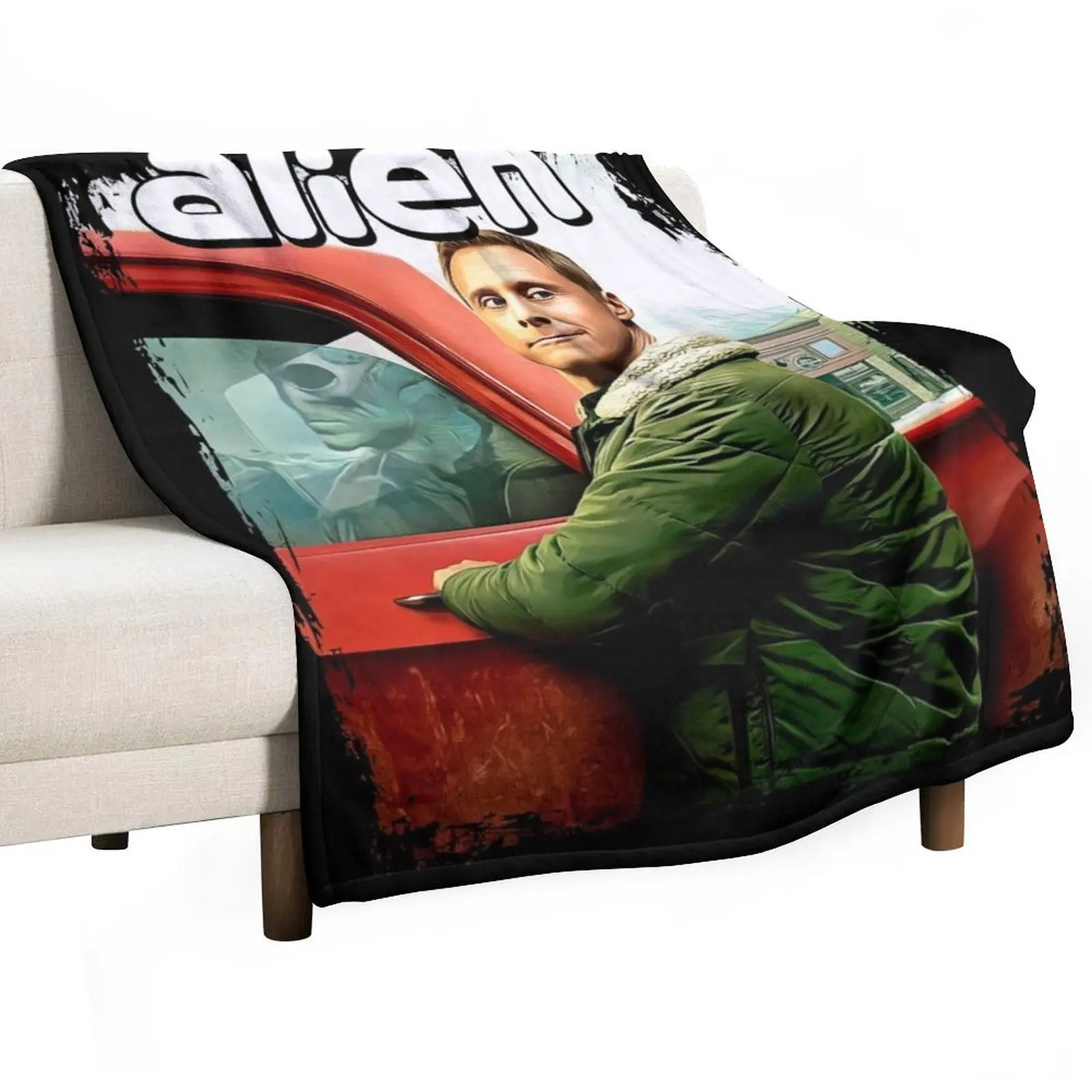 Resident Alien Series Art Perfect Xmas Gift Fan Throw Blanket warm for winter Vintage Fashion Sofas Moving Blankets