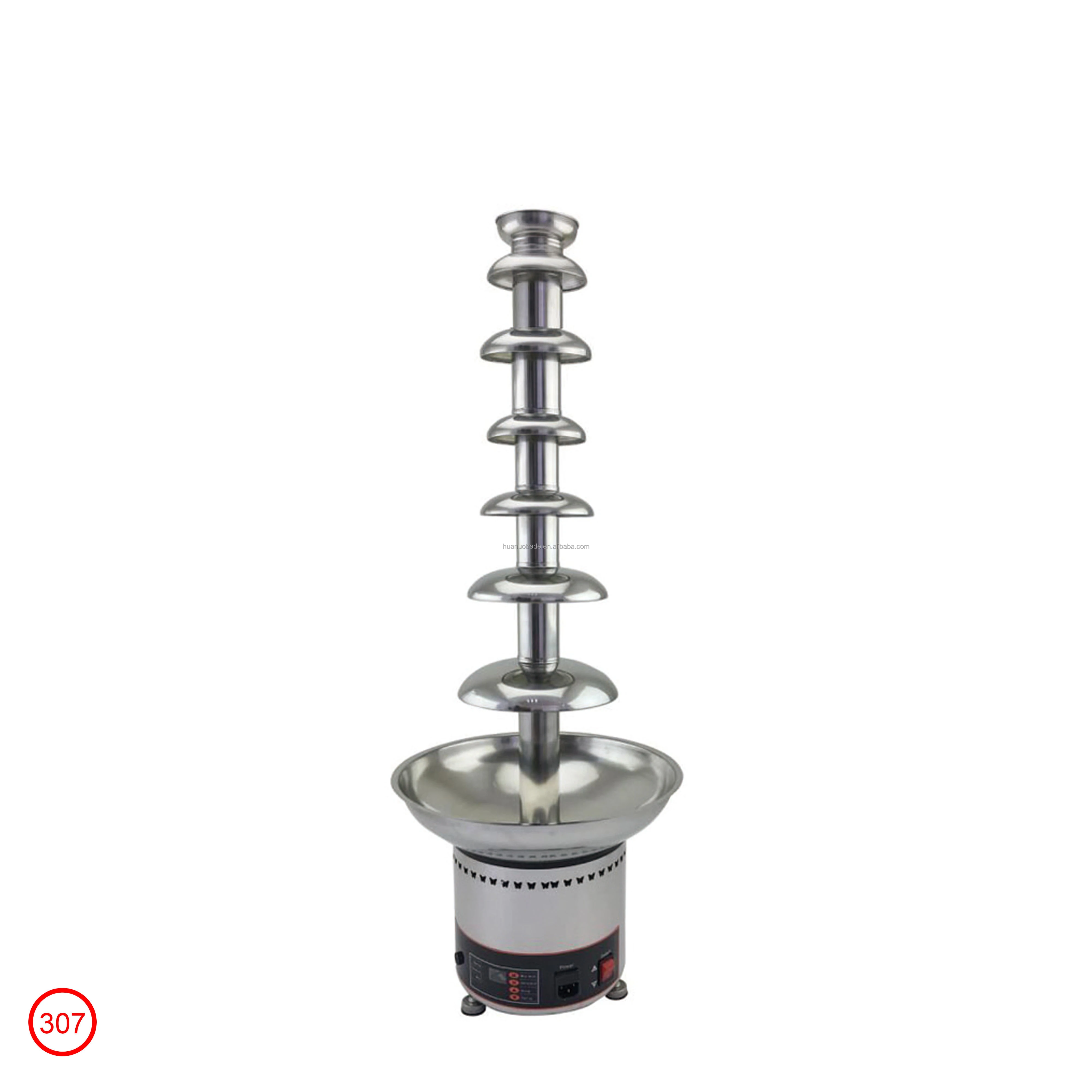 Large-capacity 8-layer Chocolate Fountain Machine Detachable Washable Commercial Chocolate Melting Tower Fruit Milk Flour