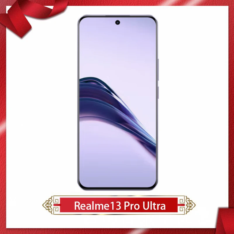 هاتف محمول Realme 13 Pro Ultra 5G جديد بشاشة 6.7 بوصة OLED Snapdragon7s Gen2 5200 Mah 45W كاميرا فائقة الشحن 50 ميجابكسل NFC OTA