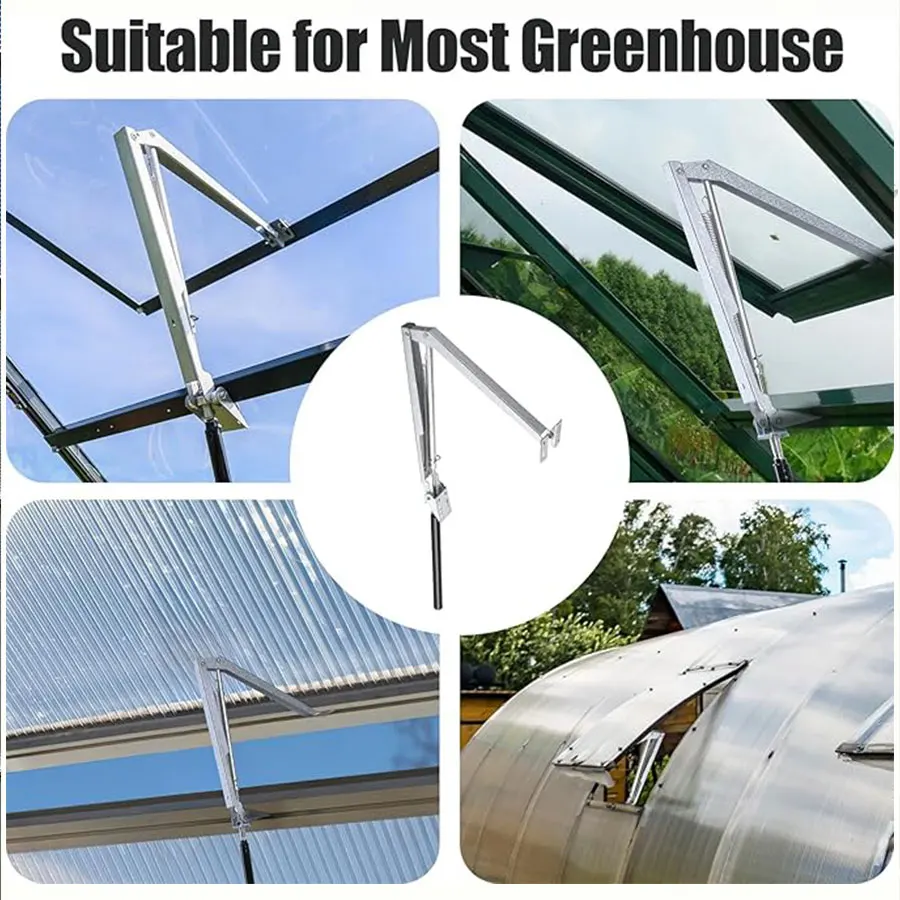 Automatic Greenhouse Window Opener Single Spring Horticulture Tool Florist Ventilation Opening Device Garden Equipment