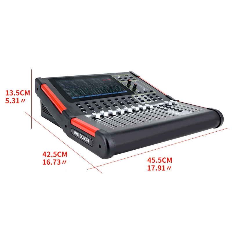 

GMC-DM20 Professional Digital Console Audio Mixer Sound 20 Channel Audio Mixer Sound Mixing Console Electronic Push & Mute but