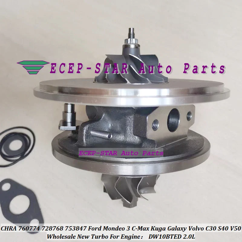 Turbo CHRA 760774 760774-0003 728768-0004 728768 753847 753847-0006 3M5Q6K682BB C70 V40 D4204T 2.0L TDCI 3M5Q6K682CA 3M5Q6K682BA