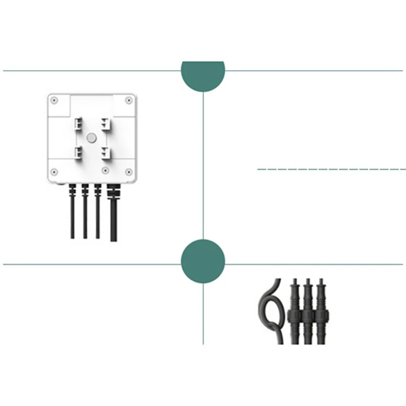 1 PCS Tuya Smart Life 3 Phase Wifi Energy KWH Meter Power Clamp Current Transformer App Monitor And Record Power 300A