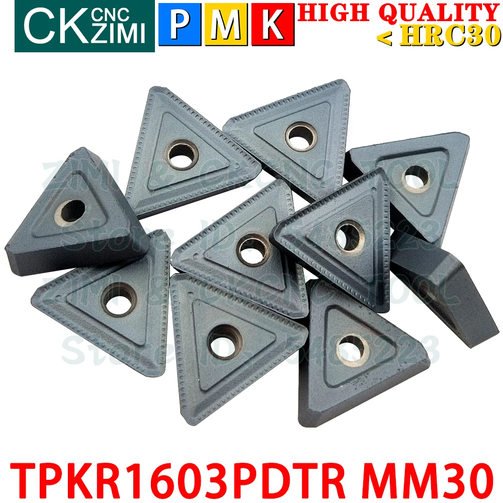 TPKR 1603 PDTR MM30 TPKR1603PDTR MM30 كربيد إدراج طحن إدراج أدوات تحول أدوات مخرطة معدنية باستخدام الحاسب الآلي أداة رأس طاحن TPKN TPKR 1603 TPKR1603 PDTR