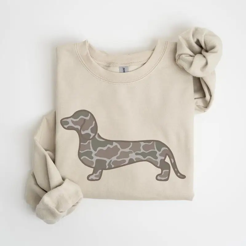 

Dachshund Duck Camo Sweatshirt Duck CamoWiener Dog Duck Camo Doxie Crewneck Doxie Lover Sweatshirt Dachshund Mom Dad Sweatshirt