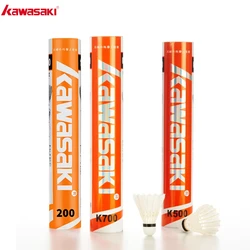 Kawasaki-Volants de badminton King Kong Series, 3 en 1, durables, plume d'oie et de canard, navette de badminton K200, K500, K700 Volant