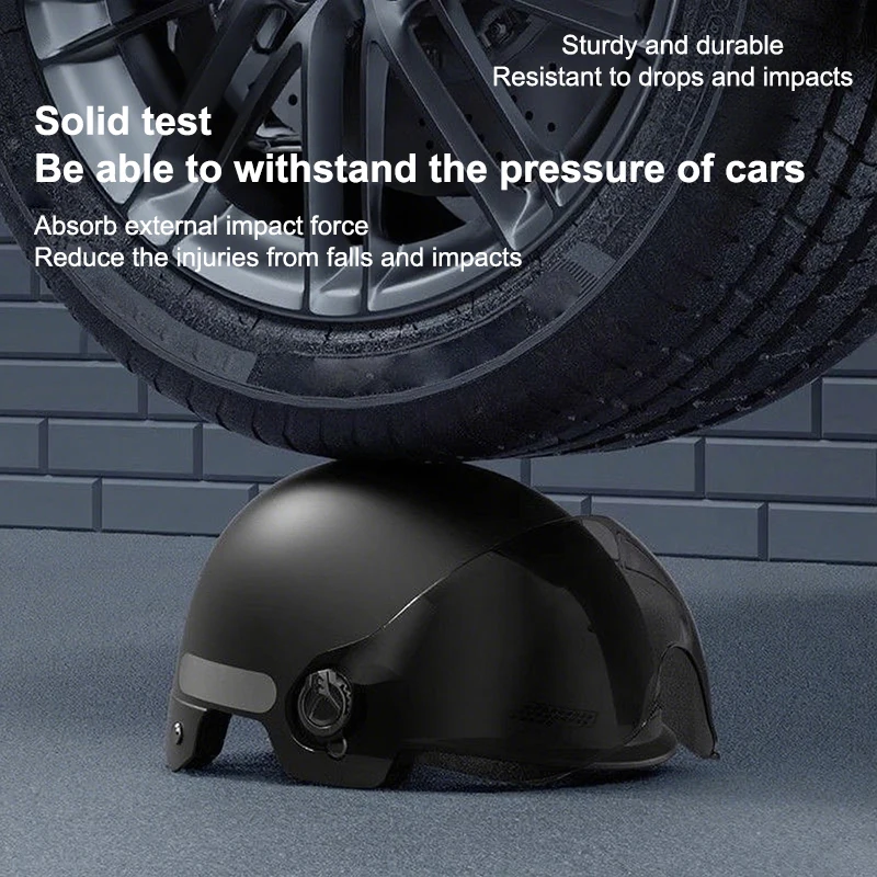 자전거 안전 헬멧 남자와 여자의 성인 어린이 만화 전기 자전거 오토바이 하프 헬멧 고글