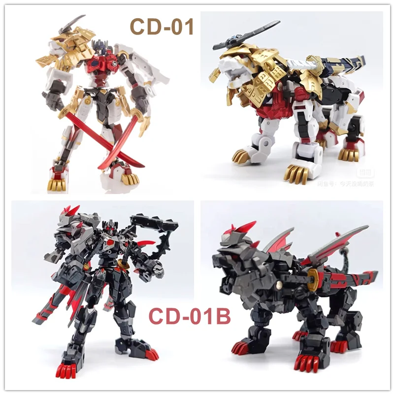 [NEW IN STOCK] Transformation CD-01 CD01 White LION CD-01B FACE OP COMMANDER Lio Convoy Action Figure