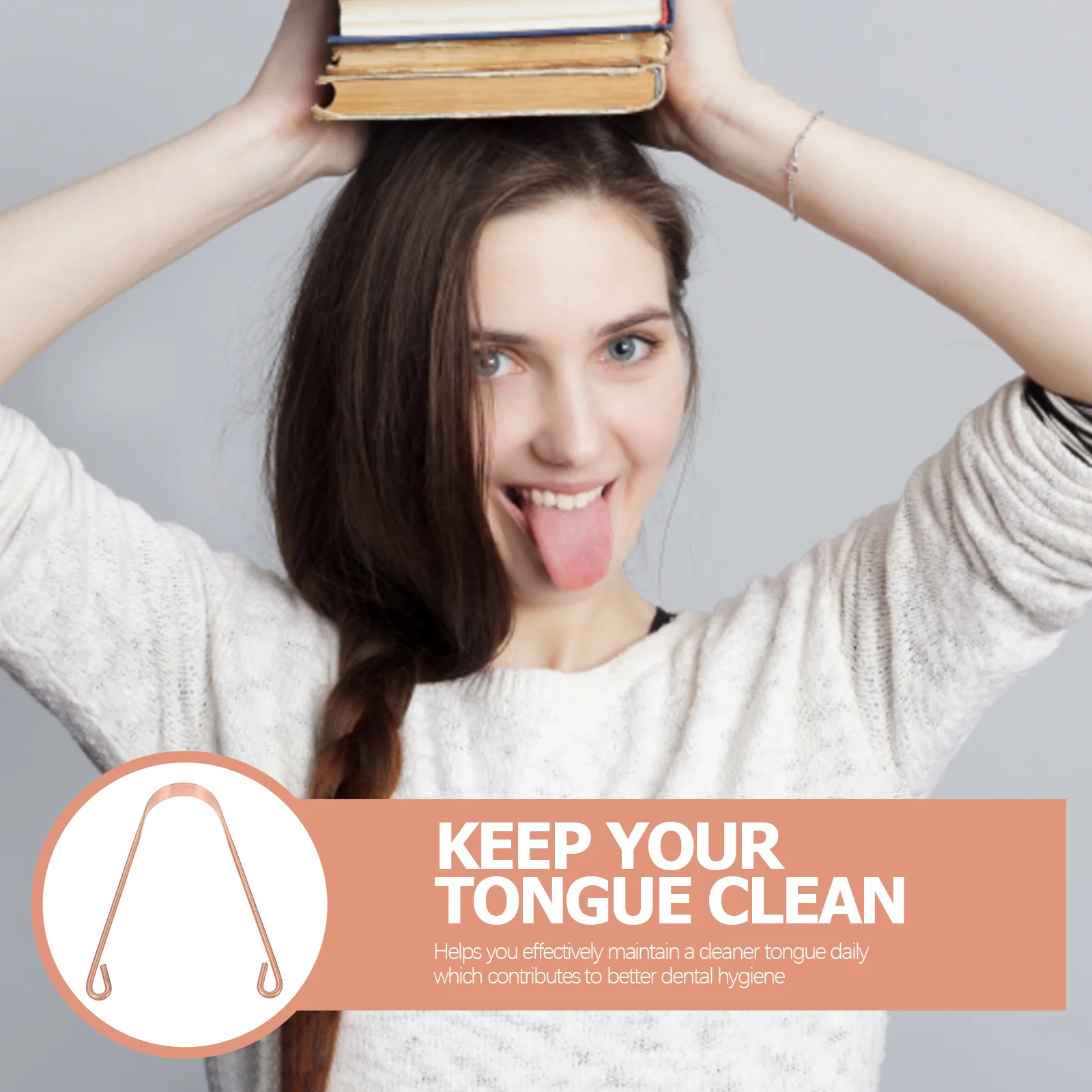 

1Set Purple Scraper Professional Tongue Cleaner Oral Care Household Cleaning Tool Oral Care Cleaning Tool