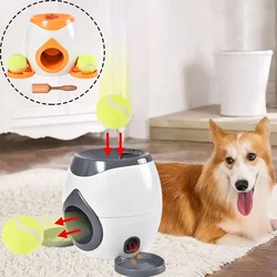 Dog Toys Automatic Ball Launcher Medium Dog Interactive Tennis Ball Launcher Machine Interactive Training Smart Feeder