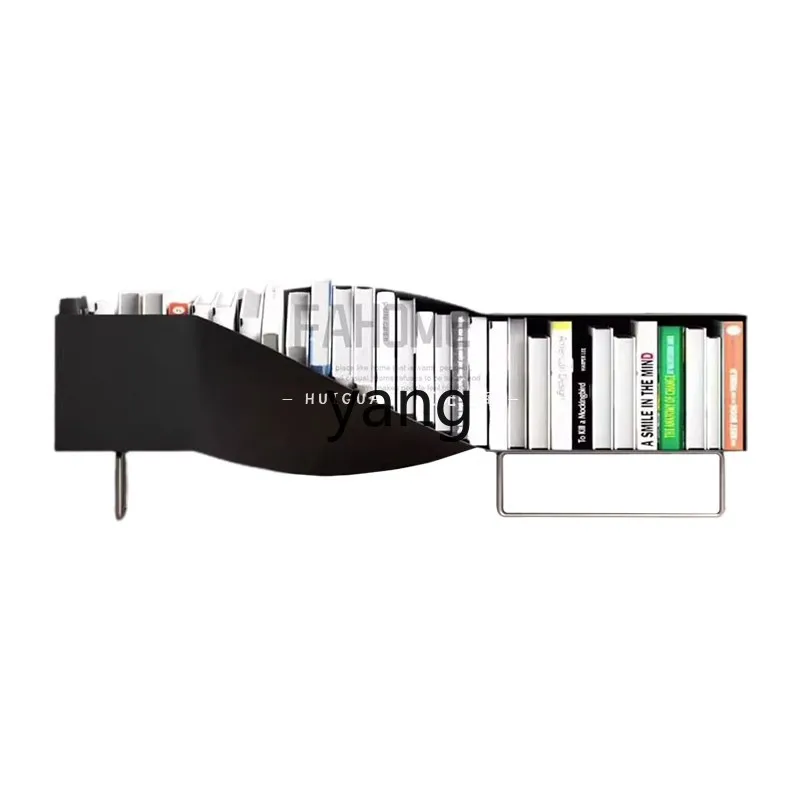 

LMM modern simple floor special-shaped bookshelf shelf multi-functional low bookcase