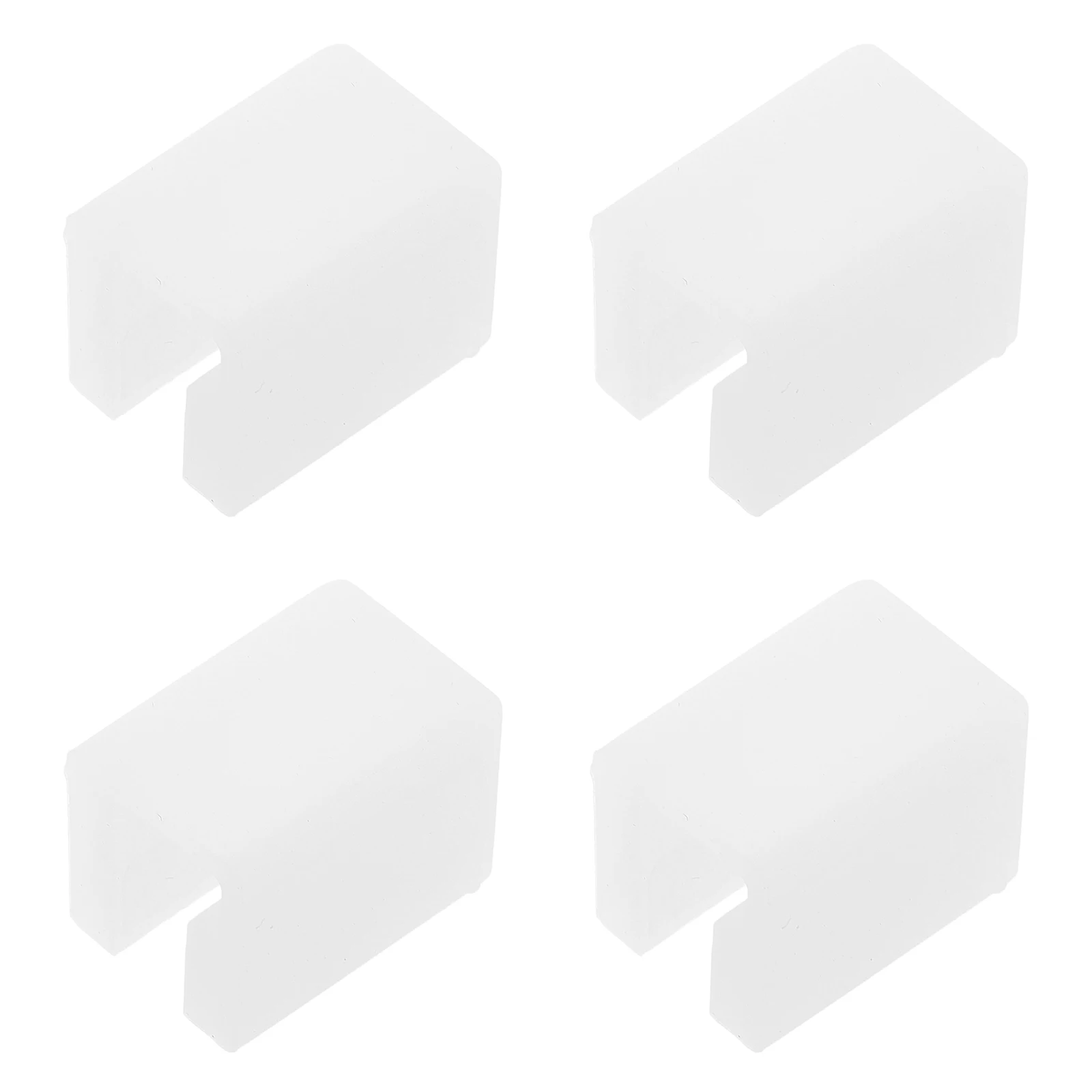 4 Pcs Anti Collision Corner Handles Soft Silicone Drawer Stove Knob Covers Baby Proof Outlet Transparent Edge Protector