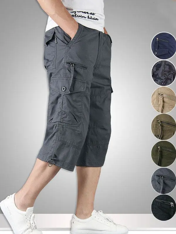 

Men's Outdoor Loose Casual Work orts Youthful Energy Sle mid Waist ket Detail Straight Leg Thin Fabric Summer Wear