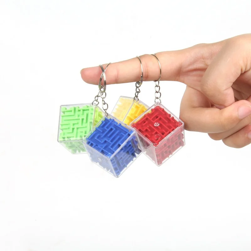 

3D Maze Magic Cubes Six-sided Transparent Puzzle Speed Cube Rolling Ball Magical Maze Toys for Children Stress Reliever Toys