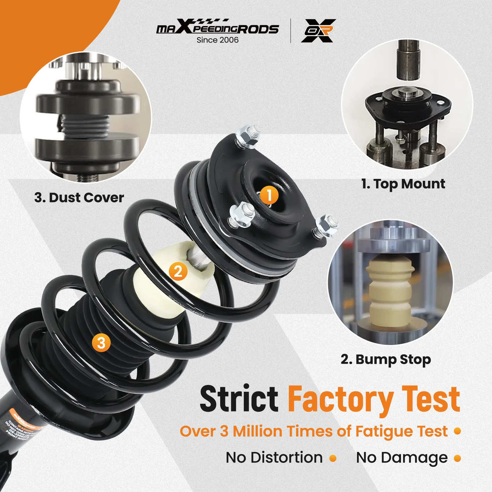 Amortecedores dianteiros completos dos braços de controle da barra de balanço para Honda Civic 2006-2011 92140328   LS 3381131 L 1333466 L