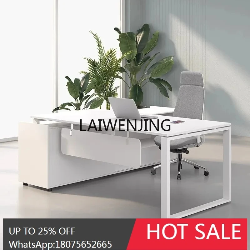 

LYN boss desk president single supervisor desk manager office desk and chair combination