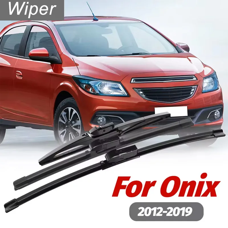 1set Front & Rear Windshield Wiper Blades Windscreen Wipers For Chevrolet Onix 2012-2019 2013 2014 2015 2016 2017 2018
