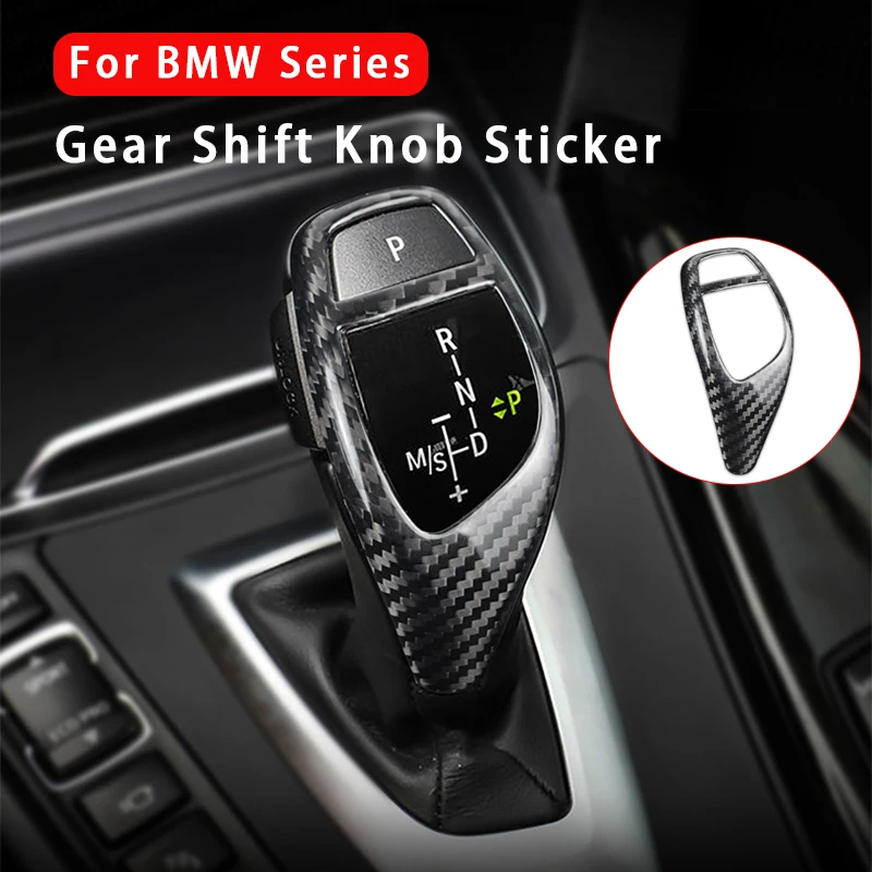 For BMW M2 M3 M4 M5 X5M X6M F87 F82 F83 F06 F12 F13 F85 F86 Real Carbon Fiber Car Gear Shift Knob Gear Head Cover Trim