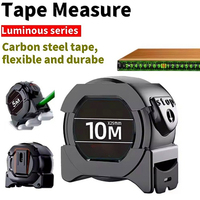 5/7.5/10M Measuring Fluorescence Tape Self Locking Steel Tape Measure High Precision Wear-resistant Ruler Measuring Tools