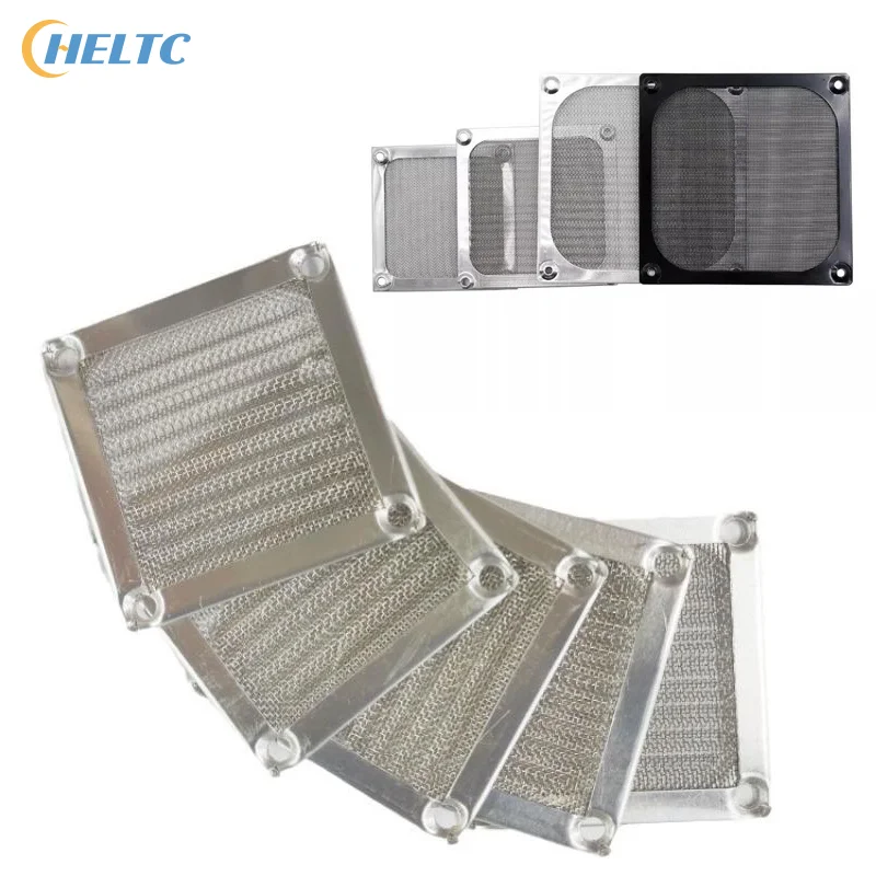 60mm 80mm 90mm 120mm PC Chassis Cooling Fan Dust Filter Magnet Dustproof Mesh Cover Computer Chassis Net Guard With Hole