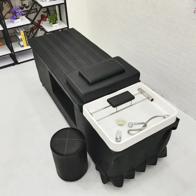 

Japanese Scalp Treatment Water Spa Bed Beauty Salon Shampoo Basin Stand Hair Headspa Professional Camillas Masaje Nursing Nail