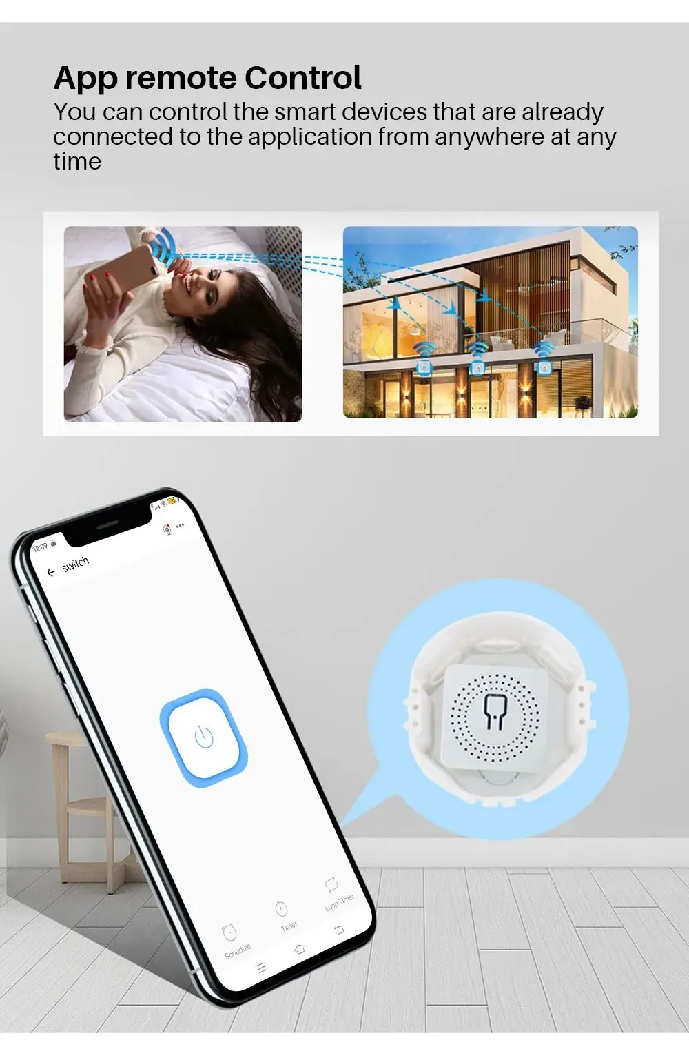 16A EWelink Wifi Switch Mini Smart 2-Way DIY Switches Circuit Breaker Support Sber Sa Маруся Alexa Google Home Alice SmartThings