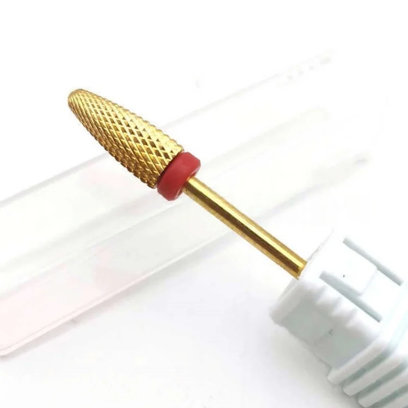 Aço de tungstênio broca do prego máquina de corte fresa arquivo de unhas remoção gel polimento ferramenta acessórios