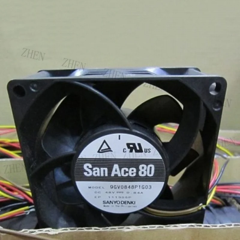 Y 1pcs New For Sanyo 9GV0848P1G03 DC 48V 0.84A 8cm Server Cooling Fan # QW.