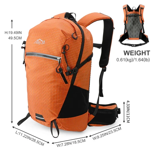 Imagen 2 del producto Mochila de hidratación, mochila de senderismo de 25L, mochila de agua para senderismo para hombres y mujeres, bolsa de hidratación ligera, adecuada para senderismo,