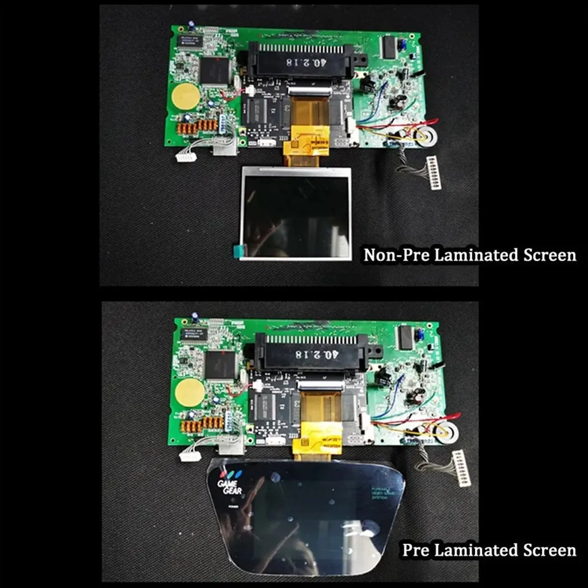 IPS V4.2 Pre-Laminated Screen MOD Kits for Game Gear Highlight Brightness Backlit LCD Screen for Console-TCES