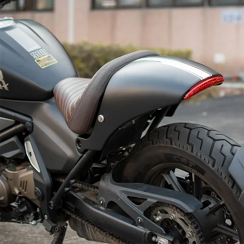 Rear Passenger Cowl Seat Back Cover Motorcycle Rear Seat Hump Trunk Storage Fairing Parts for QJMOTOR SRV550 ST