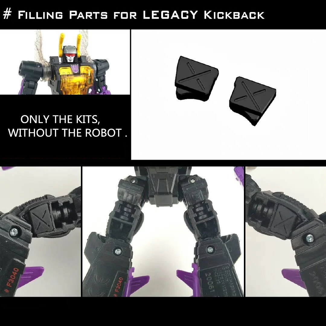 Shockwave Lab SL-134 Kit de Atualização de Peças para Transformação Legacy Springer Skids Kickback Bulkhead Blaster Lguanus Kits