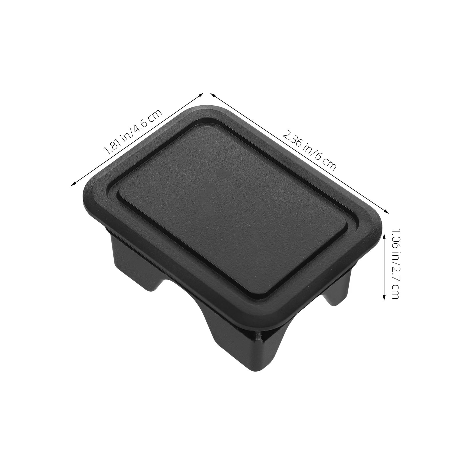 

2PCS Truck Hole Plugs Rear Protectors Bed Rear Rail Trim Black Trim Bed Rail Stake Pocket Covers Truck Accessories