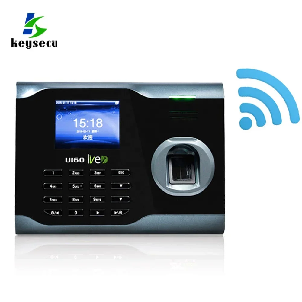 

2025 ZKT U160 Free Software WIFI Fingerprint Biometric Employee Attendance Recorder Machine
