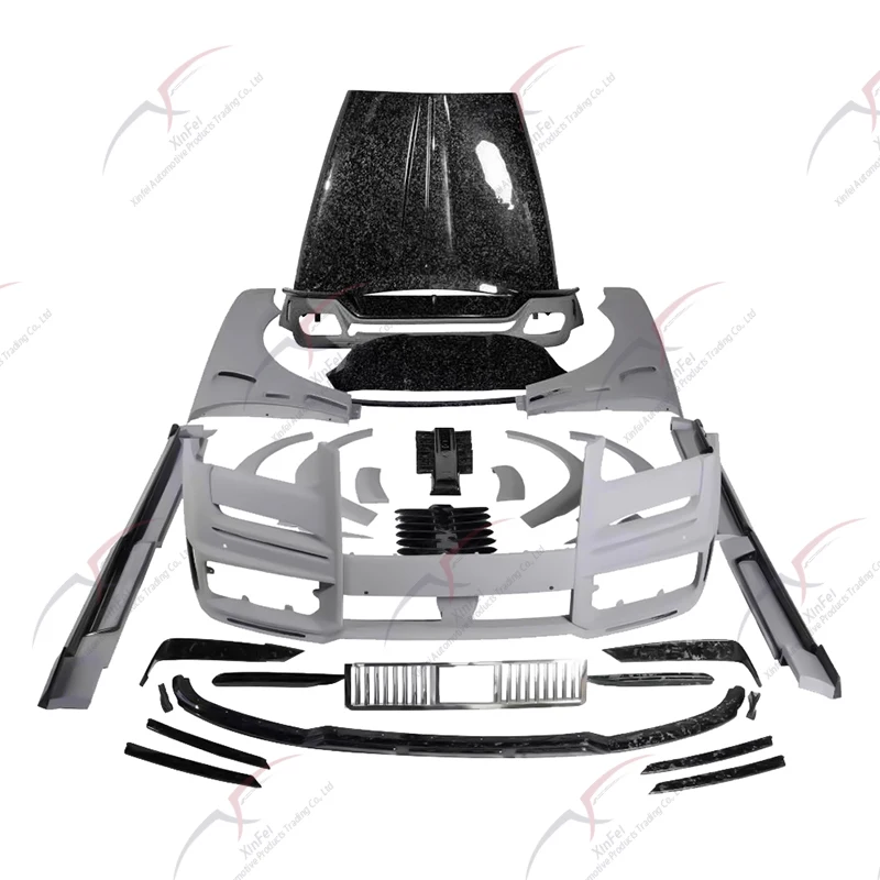 Suitable for Rolls Royce Cullinan Body Kit Car Bumpers Carbon Fiber Front Lip Side Skirts Rear Spoiler Modification Accessories