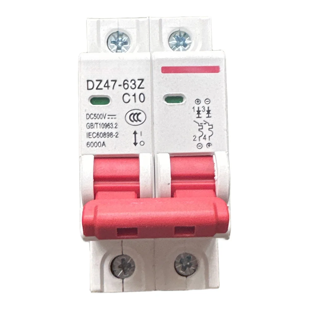 Circuit Breaker Breaker Front Wiring PV 10 16 20 32 40 63 Amp Solar Double for mcb Control Equipment Panels Circuit