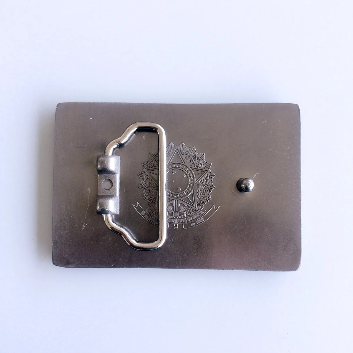 Vintage Brazil Flag Belt Buckle BUCKLE-FG004