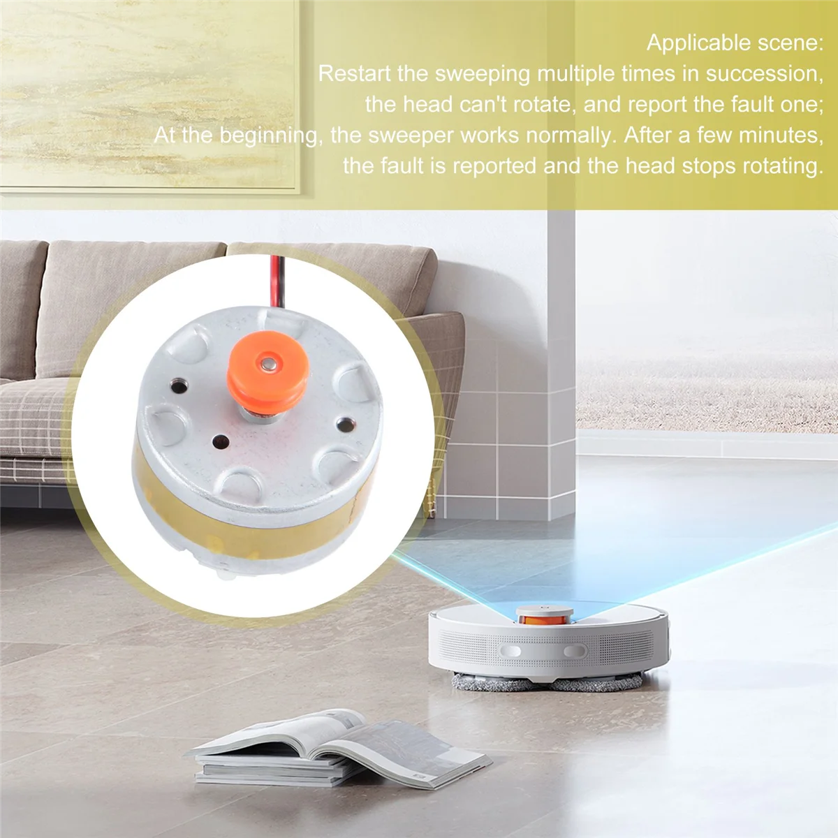 Мотор трансмиссии для робота-пылесоса Xiaomi Mijia 1St 2Nd & Roborock S50 S51 S55