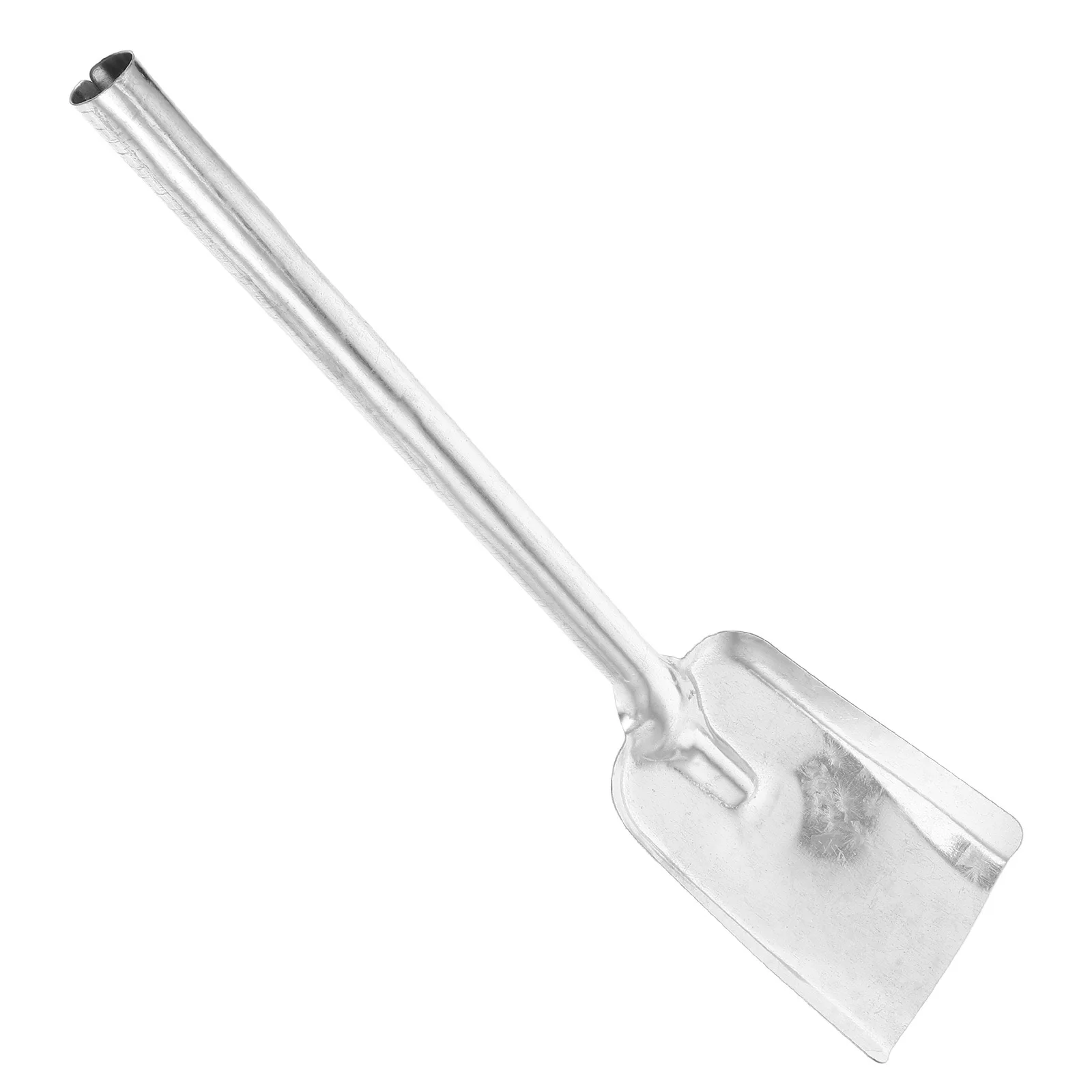 Carbone resistente per camino Stufa in ferro Pala Manico lungo Dispositivo per la rimozione delle cenere Cucina Attrezzo da giardino Pala per cenere a carbone