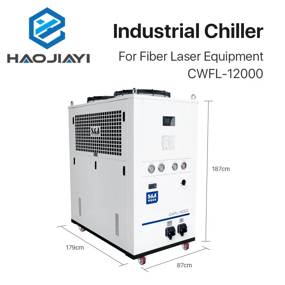 Original S& A Industrial Chiller CWFL-12000 Water Cooling System 380V 50/60Hz for High Power Fiber Cutting Machine