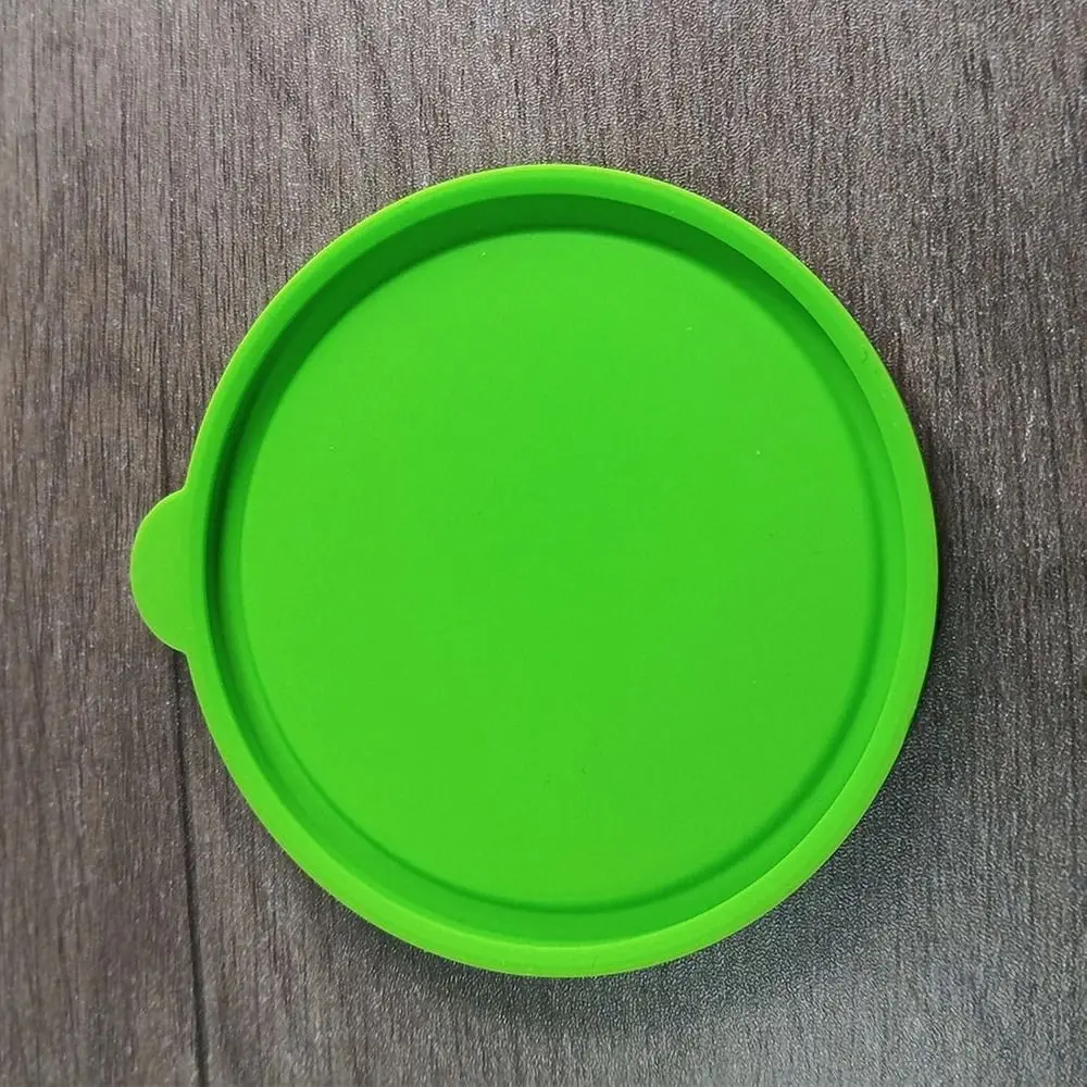 4Pcs High Quality Silicone Glass Custard Cup Cover Sealing Airtight Replacement Jar Lid Resuable Leakproof Lid Cover