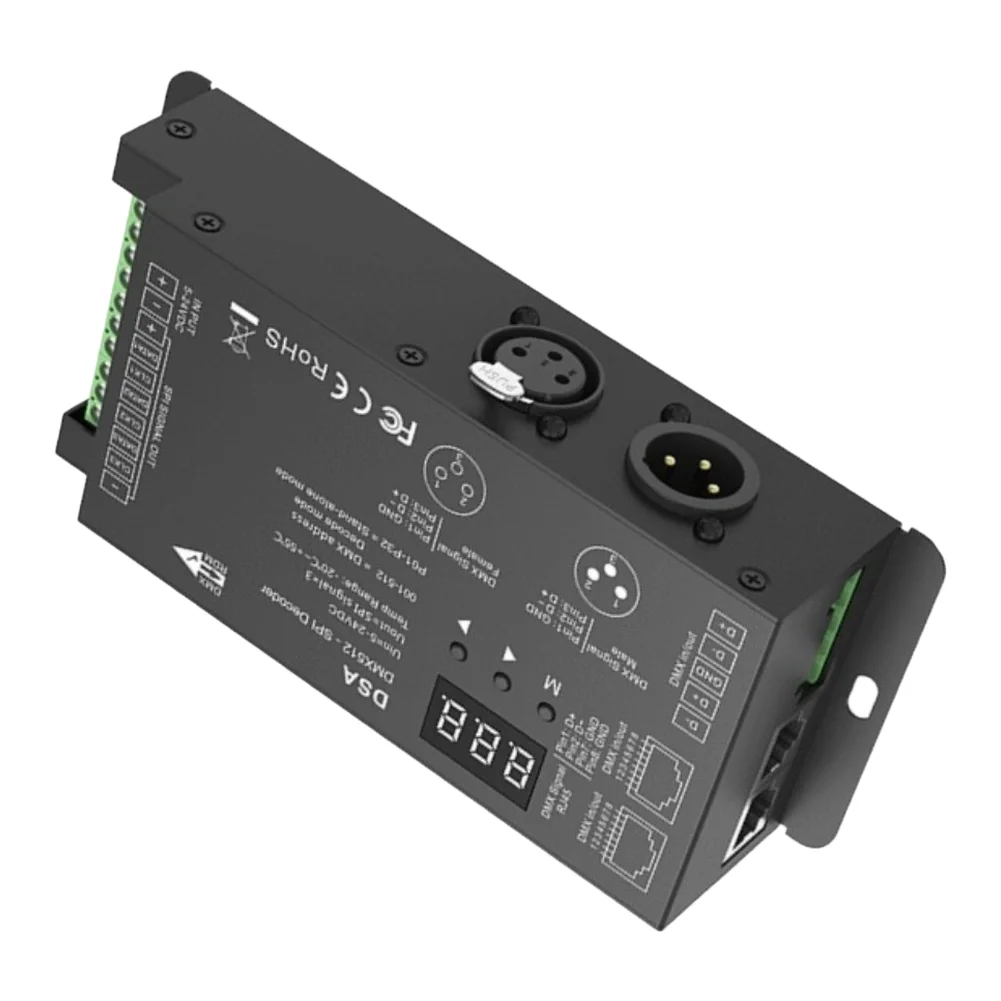 3CH For Dmx Decoder RGB LED Lights DC12V 36V Flicker Free 2000 500Hz For Pwm 3 Channels 10A Multiple Operating Modes Smooth
