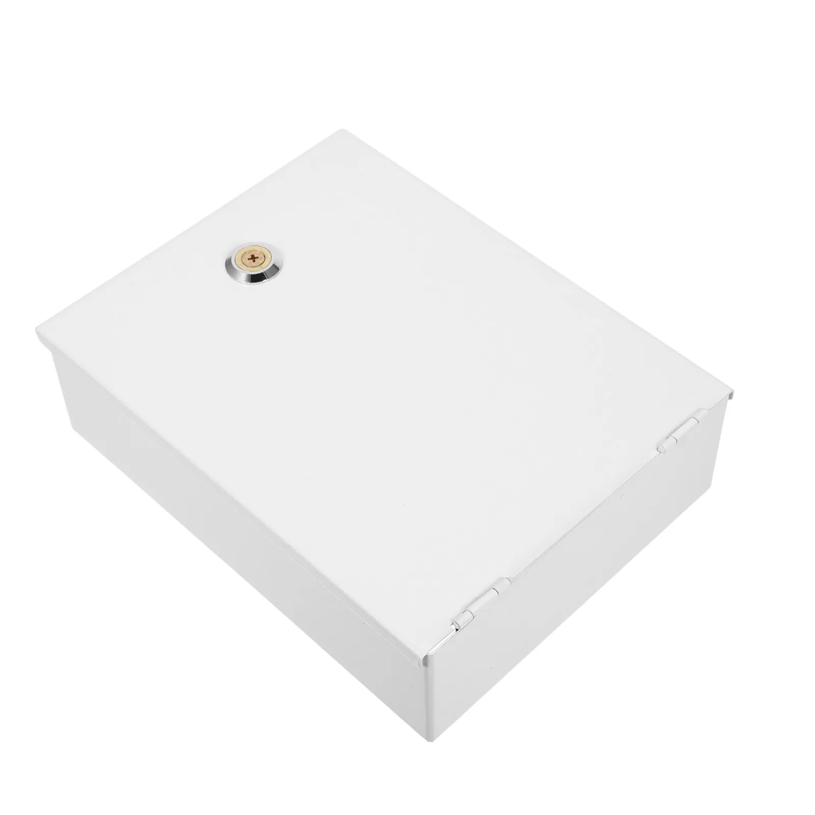Tamper Resistant Metal Alarm Keypad Lock Box Keyed Security Enclosure Wall Mounted Lockable Control Box for Alarm Systems and