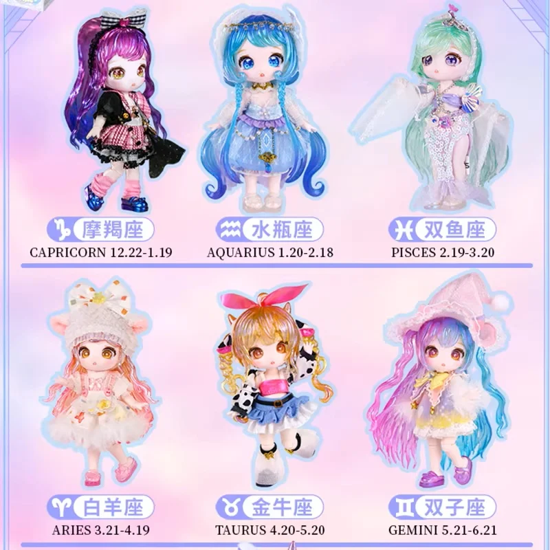 

В наличии Bjd Icy Dbs Dream Fairy Maytree Ob11 Joint Body 12 Constellation Blind Box Joint Mobile Doll 13 см Sd Girl Gift