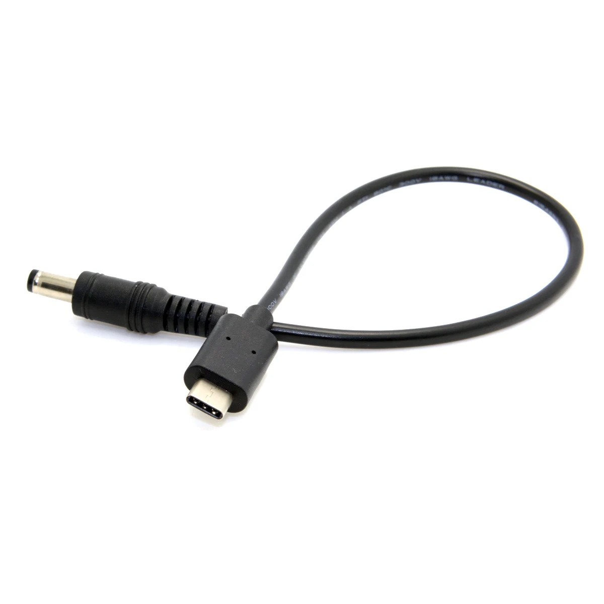 Cablecc USB-C USB 3.1 Type C to DC 5.5 2.5mm Power Plug Extension Charge Cable for Apple New Laptop 20cm Black USA