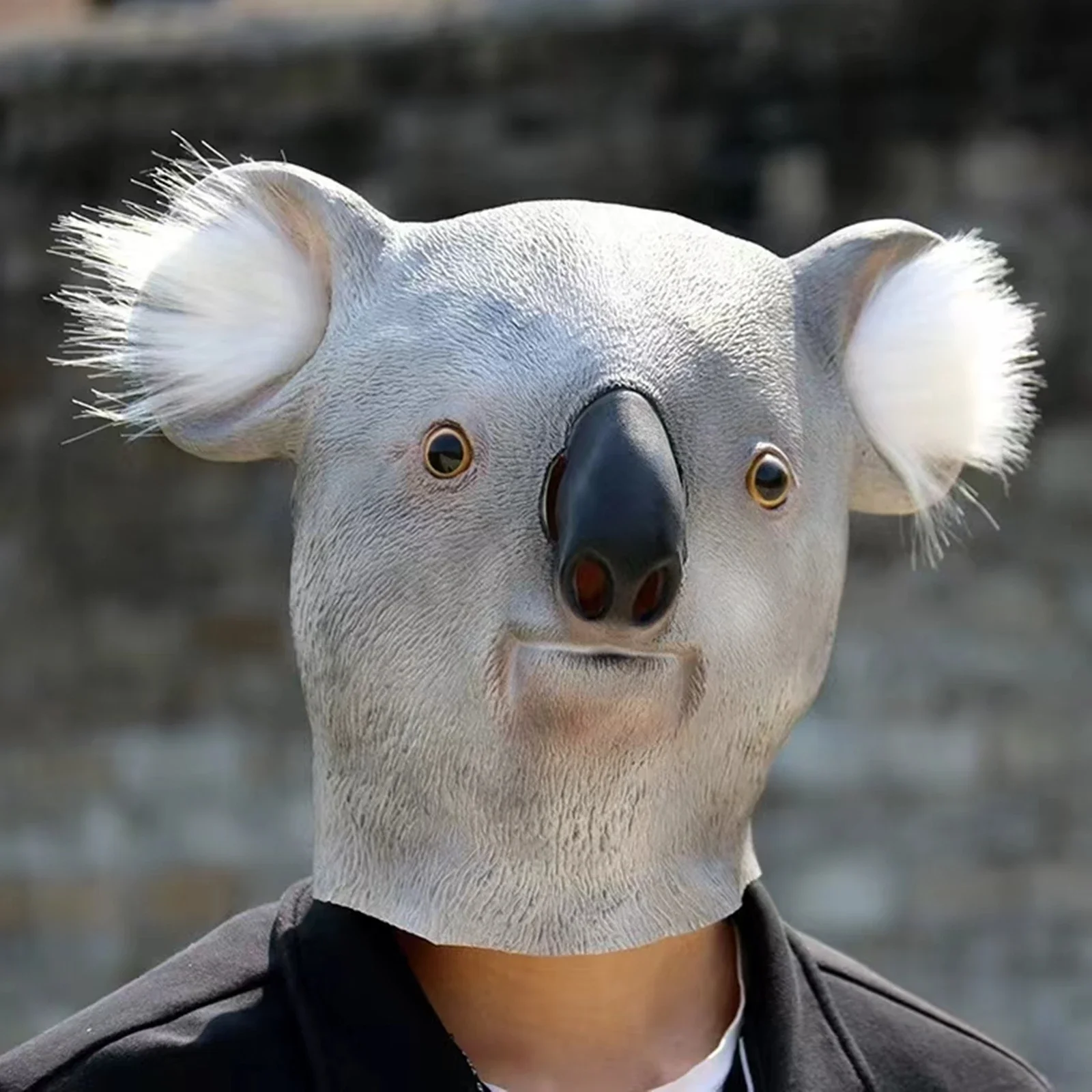 大人のためのハロウィーンの動物のフェイスマスク面白いラテックスの衣装コスプレヘルメットパーティーの仮面舞踏会のアクセサリー