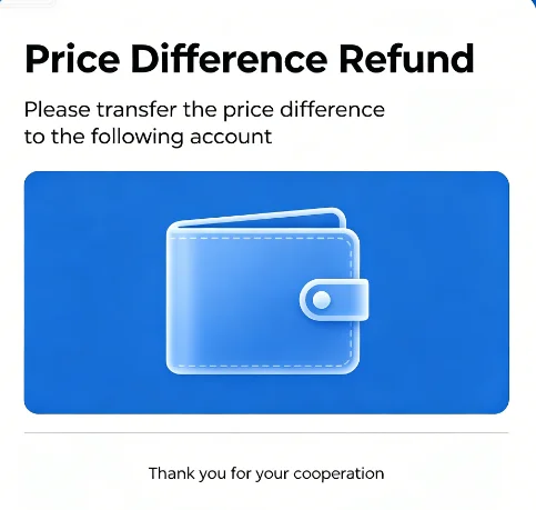 

This is the link to pay the price difference. Please do not purchase at will.